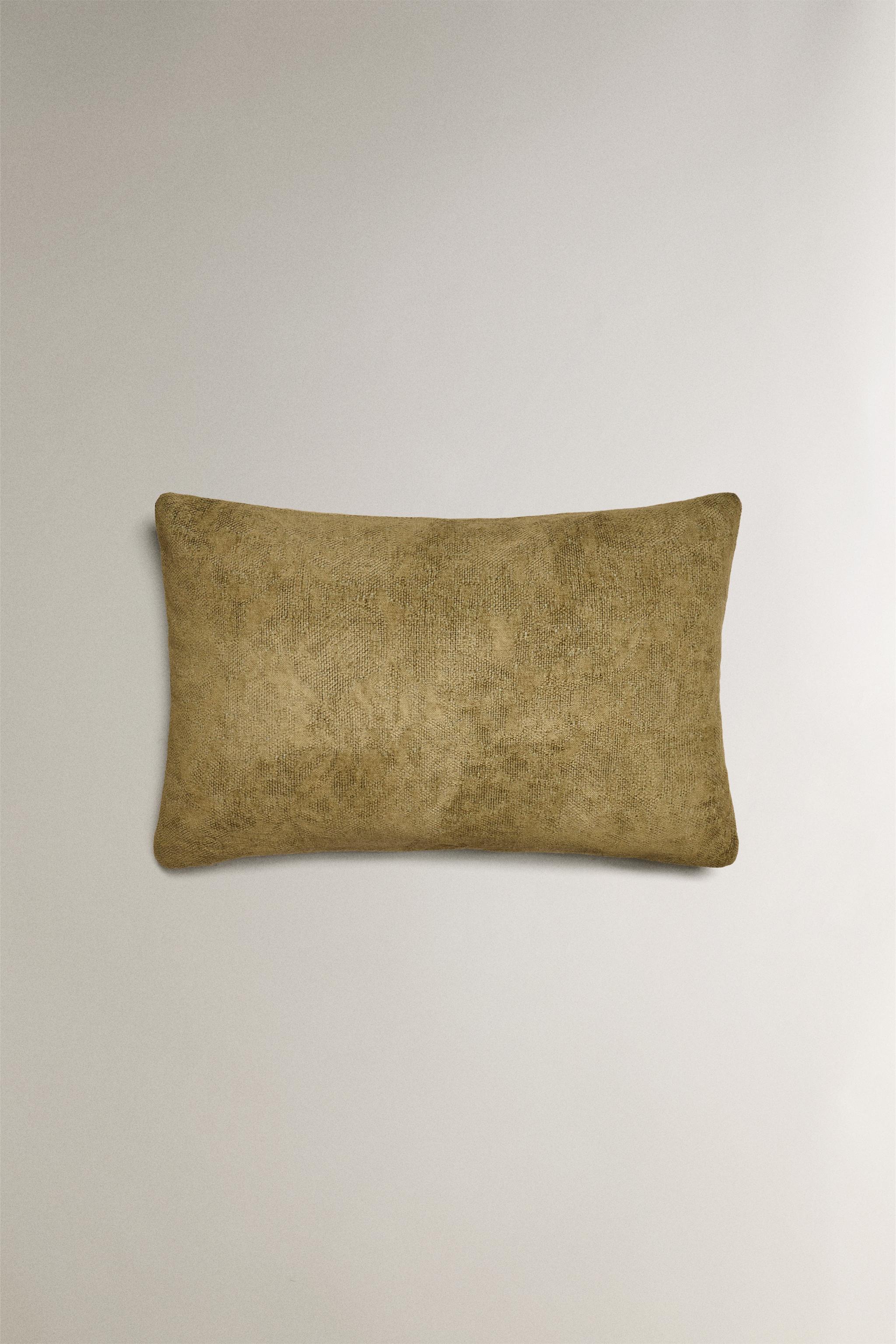 JACQUARD CHENILLE THROW PILLOW COVER